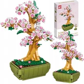 Klocki - KLOCKI KWIATY WIECZNE BUKIET KWIATÓW BONSAI - miniaturka - grafika 1