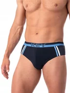 Majtki męskie - KEY 2-Pack SLIPY MĘSKIE MPP 151 XXL szary/granatowy - miniaturka - grafika 1