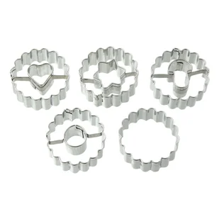 Dr. Oetker Linzer 5-częściowy zestaw foremek do wycinania ciastek na święta Bożego Narodzenia, do herbatników i pomad, różne motywy 1062 - Formy do ciast - miniaturka - grafika 2