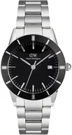 Zegarki męskie - Zegarek Daniel Wellington DW00100822 Iconic Paradigma Link Black Enamel - miniaturka - grafika 1