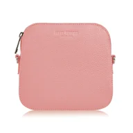Torebki damskie - Torebeczka Damska Skórzana Na Ramię Różowa In-61-Pi Paolo Peruzzi - miniaturka - grafika 1