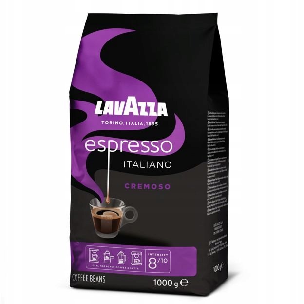 Kawa ziarnista mieszana Lavazza Caffe Espresso Italiano Cremoso 1000 g