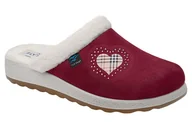 Kapcie damskie - Kapcie FLY FLOT 51 X08 PM 6314 Burgundy Bordowe Pantofle domowe Ciapy zdrowotne - miniaturka - grafika 1