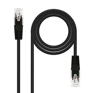Kable miedziane - Kabel sieciowy Cat.6 UTP AWG24 w eleganckim czarnym kolorze, idealny do zapewnienia szybkich i bezpiecznych połączeń. Długość 2,0 metra idealnie nadaje się do różnych konfiguracji sieci AC - miniaturka - grafika 1