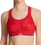 Biustonosze - Champion Damski biustonosz sportowy S5044 Ultimate Run Bra, czerwony, 75G - miniaturka - grafika 1