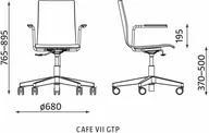 Krzesła - Krzesło Nowy Styl CAFE VII GTP B PLUS  - miniaturka - grafika 1