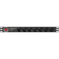Listwy zasilające - Listwa zasil.rack Pdu 1U 16A 2m 7 PDU-PRO-07F-0200 - miniaturka - grafika 1