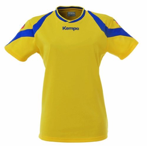 Kempa Damska koszulka Motion, żółta/royal, XL