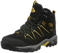 Buty trekkingowe męskie - Brütting Mount Hunter High Męskie Buty trekkingowe i turystyczne, czarny/żółty, 46 EU - miniaturka - grafika 1