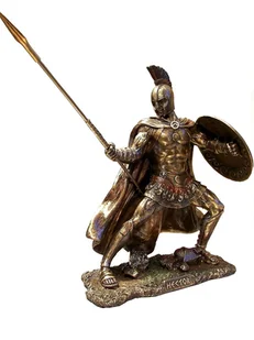 FIGURKA HEKTORA TROJAŃSKIEGO, BOHATERA TROI W BOJOWEJ POZYCJI - Figurki dekoracyjne FIGURKA HEKTORA TROJAŃSKIEGO, BOHATERA TROI W BOJOWEJ POZYCJI - Figurki dekoracyjne - miniaturka - grafika 1