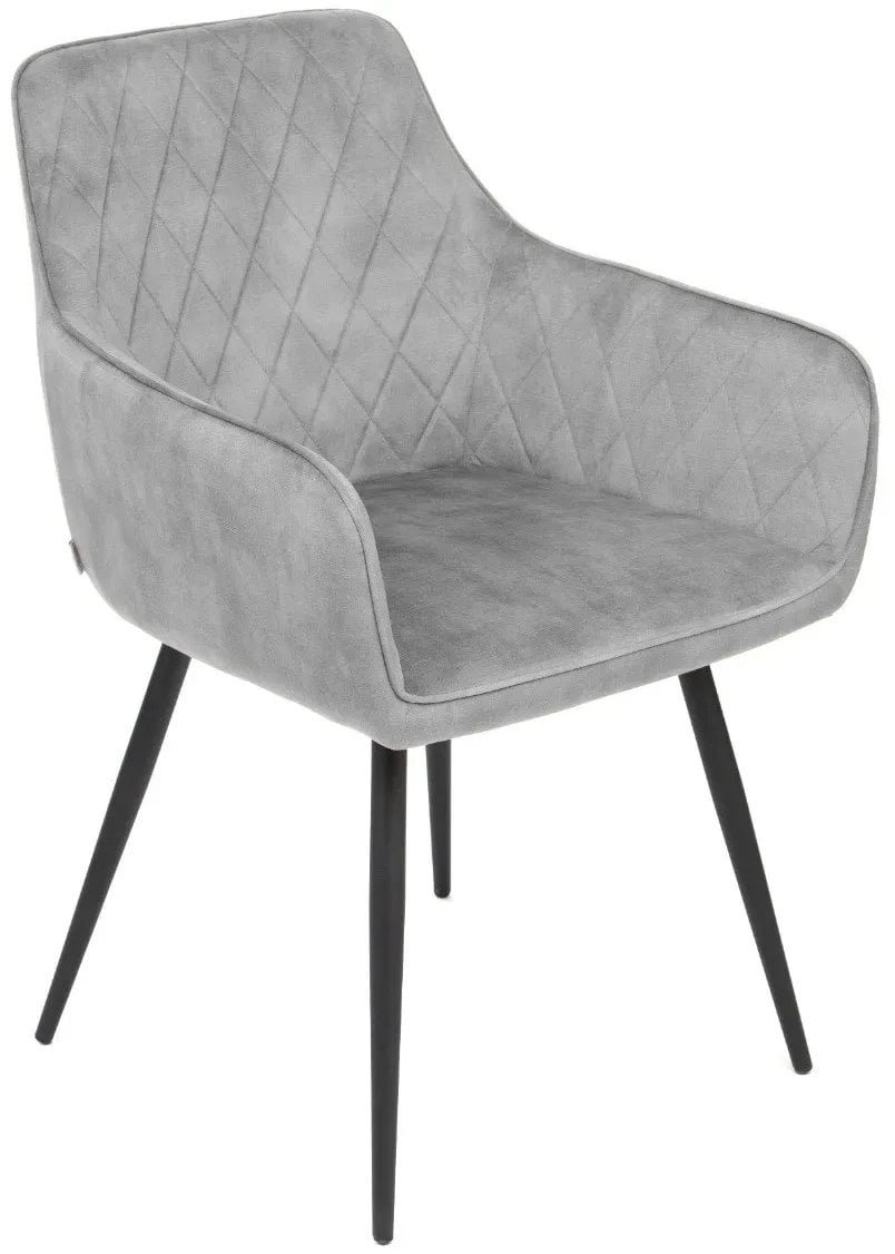 Krzesło tapicerowane SATORI szare HOMLA