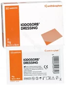 Apteczki i materiały opatrunkowe - Smith & Nephew Opatrunek Iodosorb z jodyną 6 cm x 8 cm 10 g - miniaturka - grafika 1