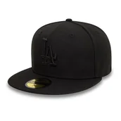 Czapki i chusty sportowe męskie - Czapka z daszkiem New Era 59FIFTY MLB Los Angeles Dodgers LA League Essential Black - 60471454-7 3/4 - 61.5cm - miniaturka - grafika 1