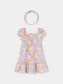 Sukienki i spódniczki dla dziewczynek - Mayoral Sukienka letnia 1923 Kolorowy Regular Fit - miniaturka - grafika 1