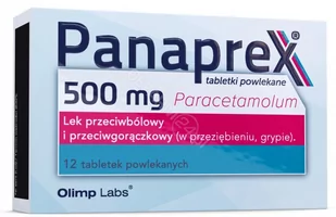 Panaprex 500 mg x 12 tabl powlekanych - Przeziębienie i grypa - miniaturka - grafika 1