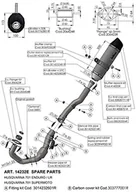 Części motocyklowe - LeoVince zestaw części zamiennych do rury wydechowej - miniaturka - grafika 1