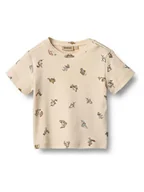 Kaftaniki dla niemowląt - Wheat Koszulka "Mikkel" w kolorze beżowym - miniaturka - grafika 1