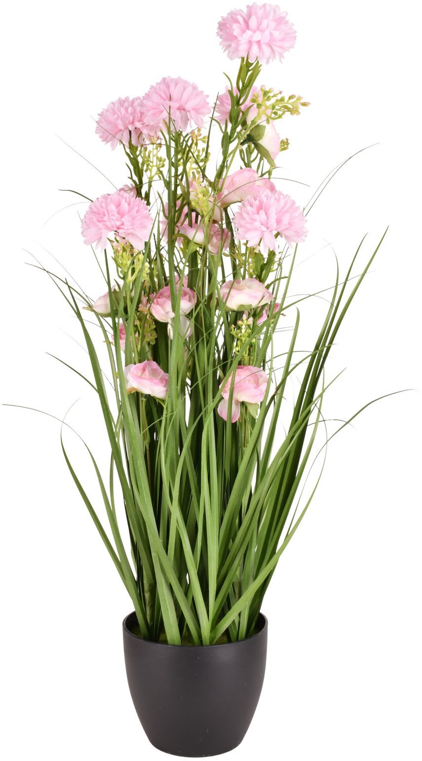 Direct Home and Garden Sztuczna roślina w doniczce Róż 70cm