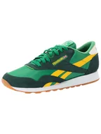 Trampki męskie - Reebok Sneakersy "Classic" w kolorze zielonym - miniaturka - grafika 1