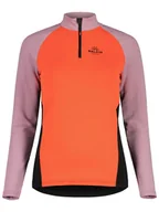 Bluzy sportowe damskie - Maloja Bluza polarowa "NaspaeM" w kolorze pomarańczowo-jasnoróżowo-czarnym - miniaturka - grafika 1
