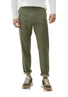 Spodnie męskie - s.Oliver Spodnie męskie, długie, luźny krój, zielony, 34W / 30L - miniaturka - grafika 1