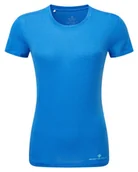 Koszulki sportowe damskie - RONHILL Koszulka biegowa damska TECH TENCEL SS TEE electric blue - miniaturka - grafika 1