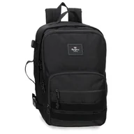 Torby na laptopy - Pepe Jeans Aris Evergreen Plecak kabinowy na laptopa 15,6 cala Czarny 25 x 40 x 20 cm Poliester by Joumma Bags - miniaturka - grafika 1