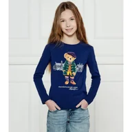 Bluzy dla dziewczynek - POLO RALPH LAUREN Bluzka Regular Fit - miniaturka - grafika 1
