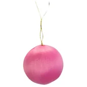 Bombki - ﻿bombki różowe Komplet 12 satynowych bombek 2 cm - miniaturka - grafika 1