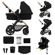Wózki dziecięce - Wózek wielofunkcyjny KINDERKRAFT Moov 2 4w1 Czarny - miniaturka - grafika 1