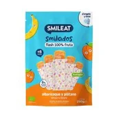 Przekąski dla dzieci - Smileat Lody owocowe do mrożenia o smaku moreli i banana Smilado po 6 miesiącu 5 x 50 g Bio - miniaturka - grafika 1