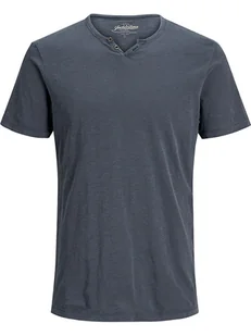 Jack & Jones Koszulka "Split" w kolorze granatowym - Koszulki męskie - miniaturka - grafika 1