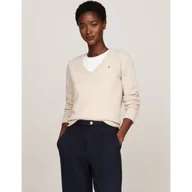 Swetry damskie - Tommy Hilfiger Wełniany sweter | Regular Fit - miniaturka - grafika 1