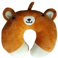 Akcesoria do fotelików - Poduszka 3D Na Szyję Podróżna Rogal Zagłówek MIŚ64 - miniaturka - grafika 1