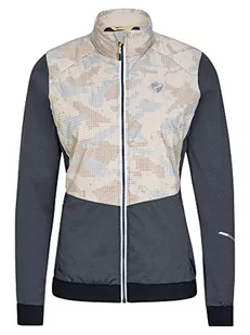 Ziener Damska kurtka funkcyjna / hybrydowa NARINA | watowana, wiatroszczelna, Primaloft, beżowy camo.ombre, 44 - Kurtki damskie - miniaturka - grafika 1