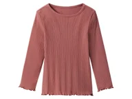 Bluzki dla dziewczynek - lupilu® Koszulka dziecięca z długim rękawem (Czerwony, 110/116) - miniaturka - grafika 1