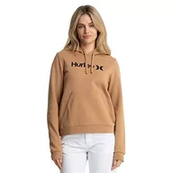 Bluzy damskie - Hurley Damska bluza z kapturem OAO Seasonal, beżowy, L - miniaturka - grafika 1