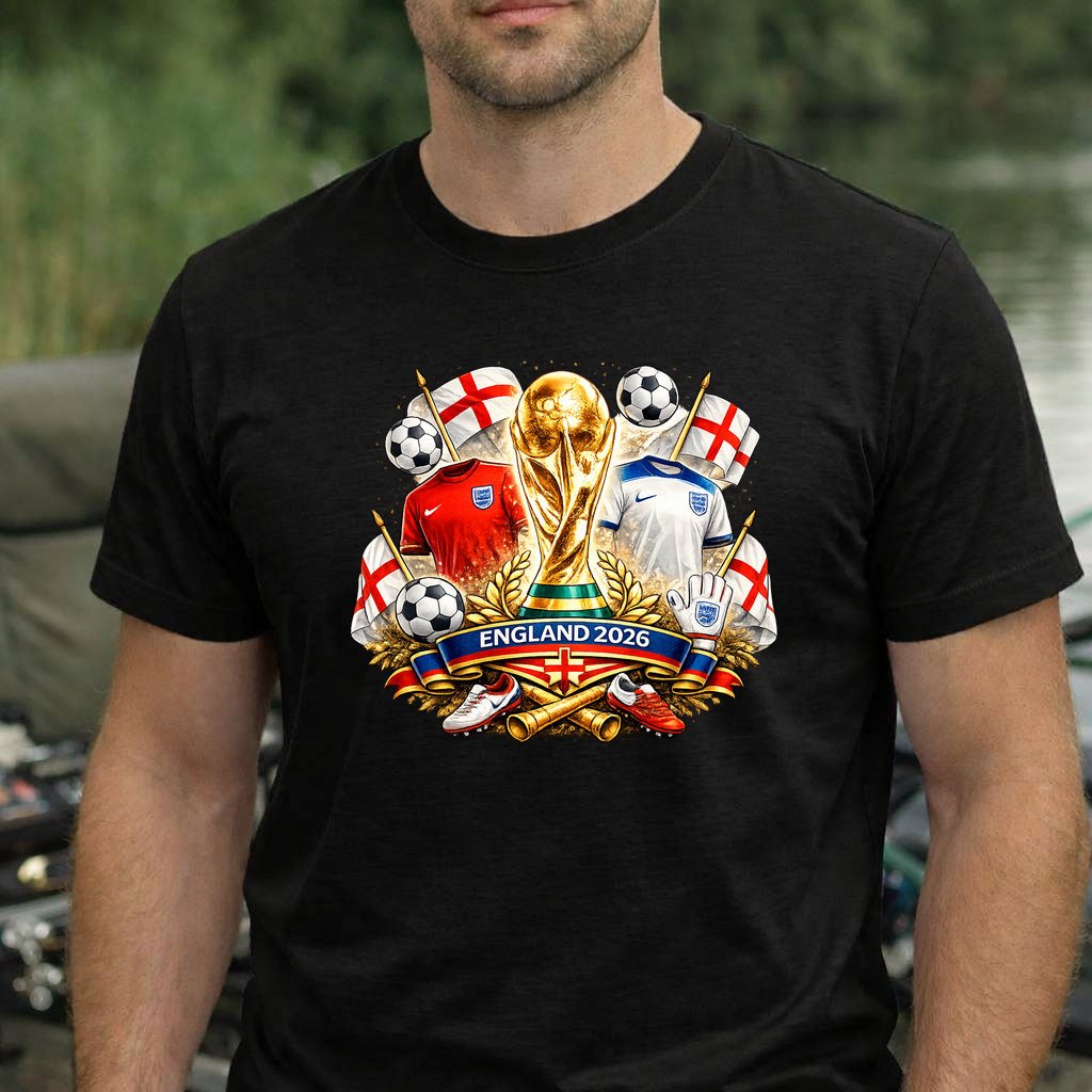 Koszulka WORLD CUP 2026 ANGLIA ENGLAND kolor czarny rozmiar L