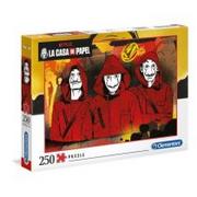 Puzzle - Clementoni Puzzle 250el Dom z papieru. La casa de papel 29104 - miniaturka - grafika 1