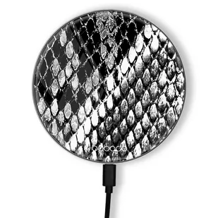 Ładowarka Indukcyjna Zwierzęta 004 Wąż Babaco Szary - Ładowarki do telefonów - miniaturka - grafika 1