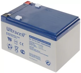 Ultracell Akumulator UL 12-12 12V/12AH-UL 12V/12AH-UL - Akumulatory ogólnego zastosowania - miniaturka - grafika 1