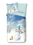 Pościel dla dzieci - Good Morning Komplet pościeli flanelowej "Cold" w kolorze niebieskim - miniaturka - grafika 1