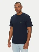 Koszulki męskie - Lacoste T-Shirt TH2827 Granatowy Regular Fit - miniaturka - grafika 1
