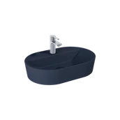 Umywalki - ELITA BABETTE 62 UMYWALKA CERAM NAVY BLUE MATT 146042 - miniaturka - grafika 1