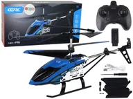 Zabawki zdalnie sterowane - Aluminiowy Helikopter RC 2.4G Niebieski 15 Minut Lotu - miniaturka - grafika 1