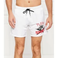 Kąpielówki męskie - Plein Sport Szorty kąpielowe | Regular Fit - miniaturka - grafika 1