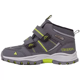 Buty dla chłopców - Kappa Unisex Hovet Tex Sneaker dziecięce buty sportowe, 1633 Grey Lime, 25 EU - grafika 1