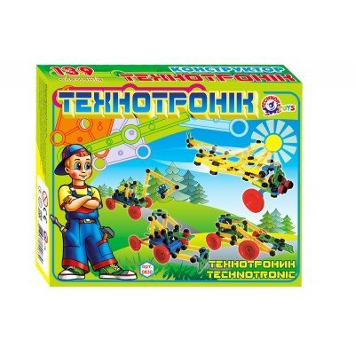 Technok, klocki konstrukcyjne Mały technik z nakrętkami i śrubami