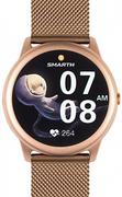 Monitory aktywności - Smartwatch Damski Smarth R7R.Mr Złoty Sportowy - miniaturka - grafika 1