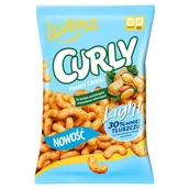 Chrupki - Lorenz Curly Light Chrupki kukurydziane ze świeżo zmielonymi orzeszkami ziemnymi 100 g - miniaturka - grafika 1